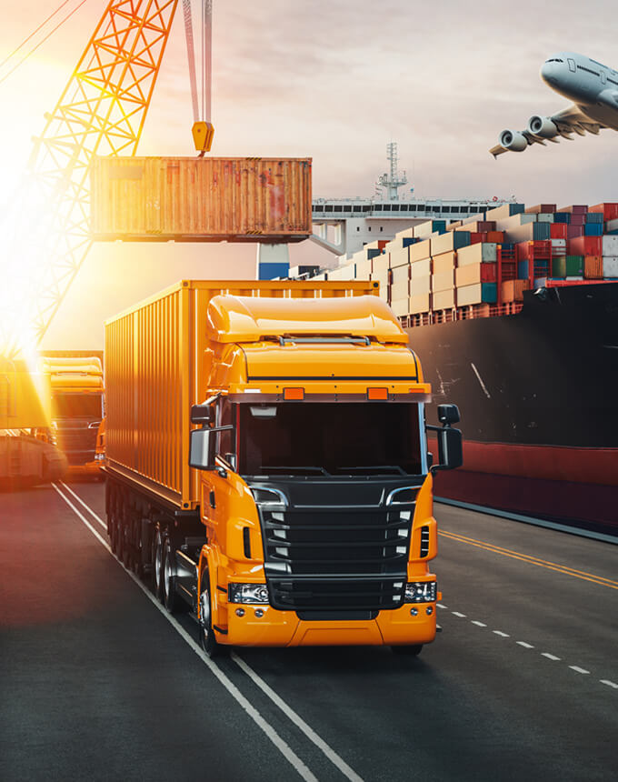 Road haulage from the port